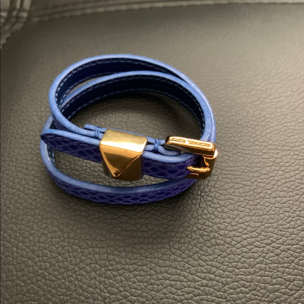 New Michael Kors Python Double Wrap Bracel - image 4